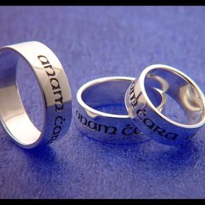 Soul Mate silver celtic ring